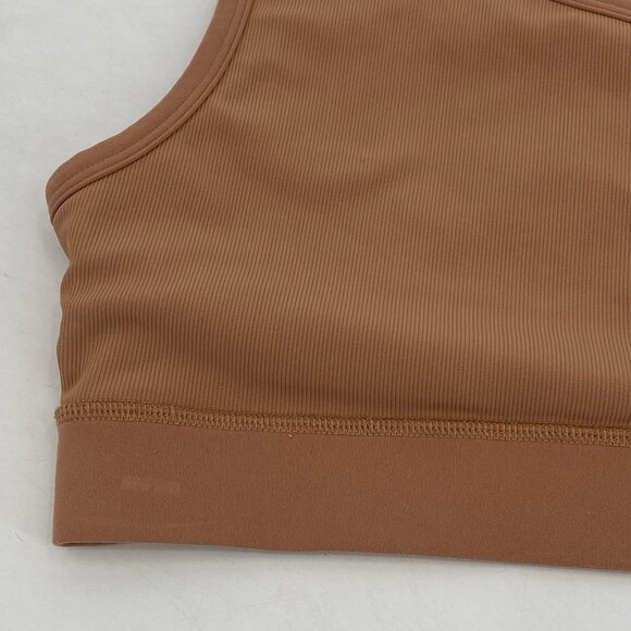 L*Space Womens Size Small Active Rookie Sports Bra Sessions Putty Single Strap - Picture 3 of 10
